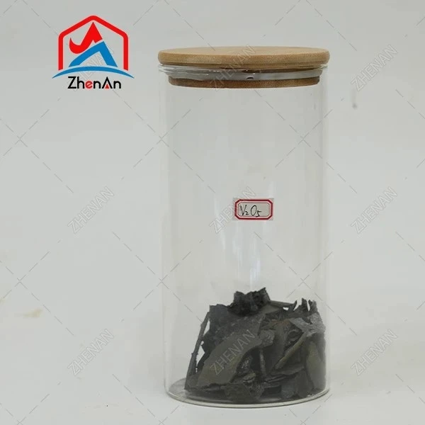gray black Vanadium Pentoxide flake gray black Vanadium Pentoxide flake
